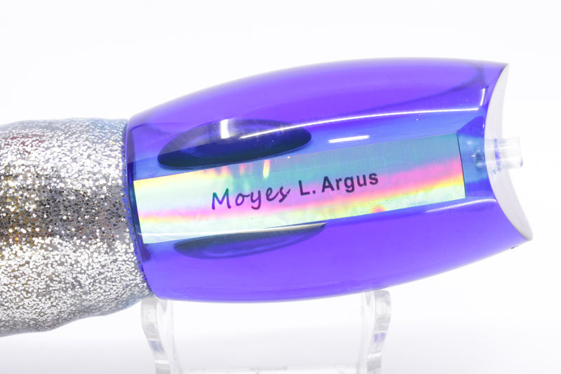 Moyes Lures Ice Blue MOP Blue Back Large Argus 14" 10oz Skirted Blue-Pink-Silver