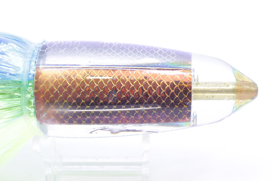 Koya Lures Rainbow Scale AK Bullet 12" 14.5oz EZ Flash Ice Blue-Green-Chartreuse