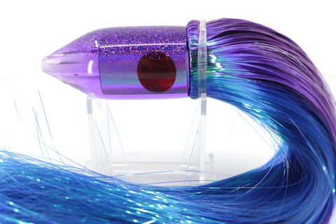 TANTRUM Lures Purple Rainbow Purple Back Medium JetPack Bullet 9" 6.4oz Flashabou