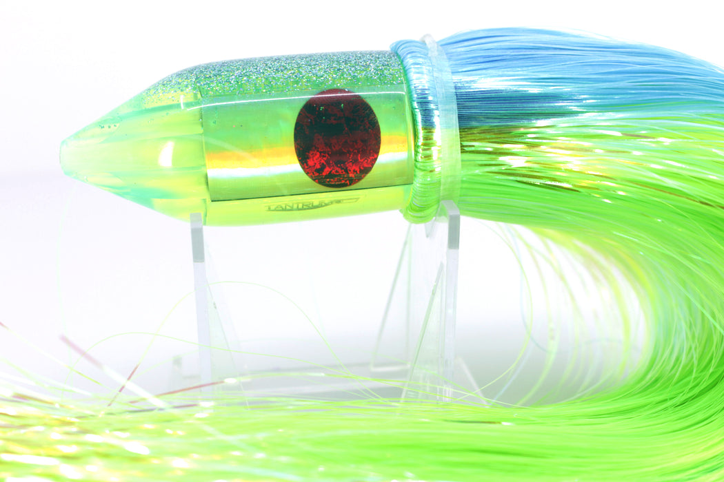 TANTRUM Lures Chartreuse Rainbow Blue Back Medium JetPack Bullet 9" 6.4oz Strobez GZE