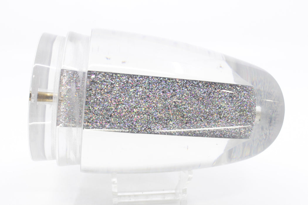 Koya Lures Silver Rainbow Starburst XXL Poi Dog Teaser 24oz