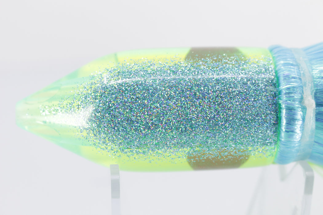 TANTRUM Lures Chartreuse Rainbow Blue Back Medium JetPack Bullet 9" 6.4oz Strobez GZE