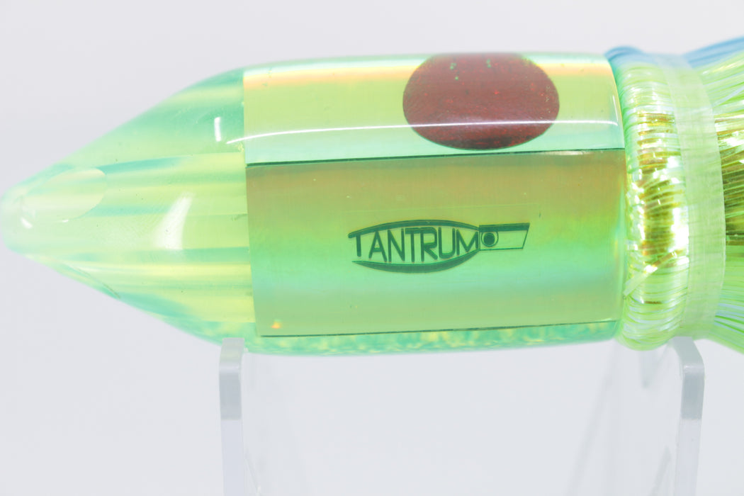 TANTRUM Lures Chartreuse Rainbow Blue Back Medium JetPack Bullet 9" 6.4oz Strobez GZE