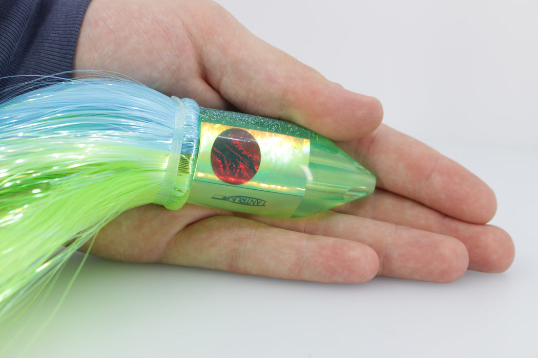 TANTRUM Lures Chartreuse Rainbow Blue Back Medium JetPack Bullet 9" 6.4oz Strobez GZE
