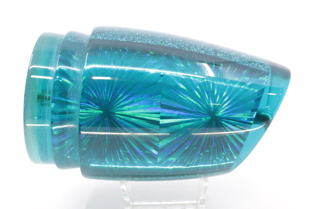 Koya Lures Turquoise Rainbow Starburst XXL Poi Dog Teaser 24oz