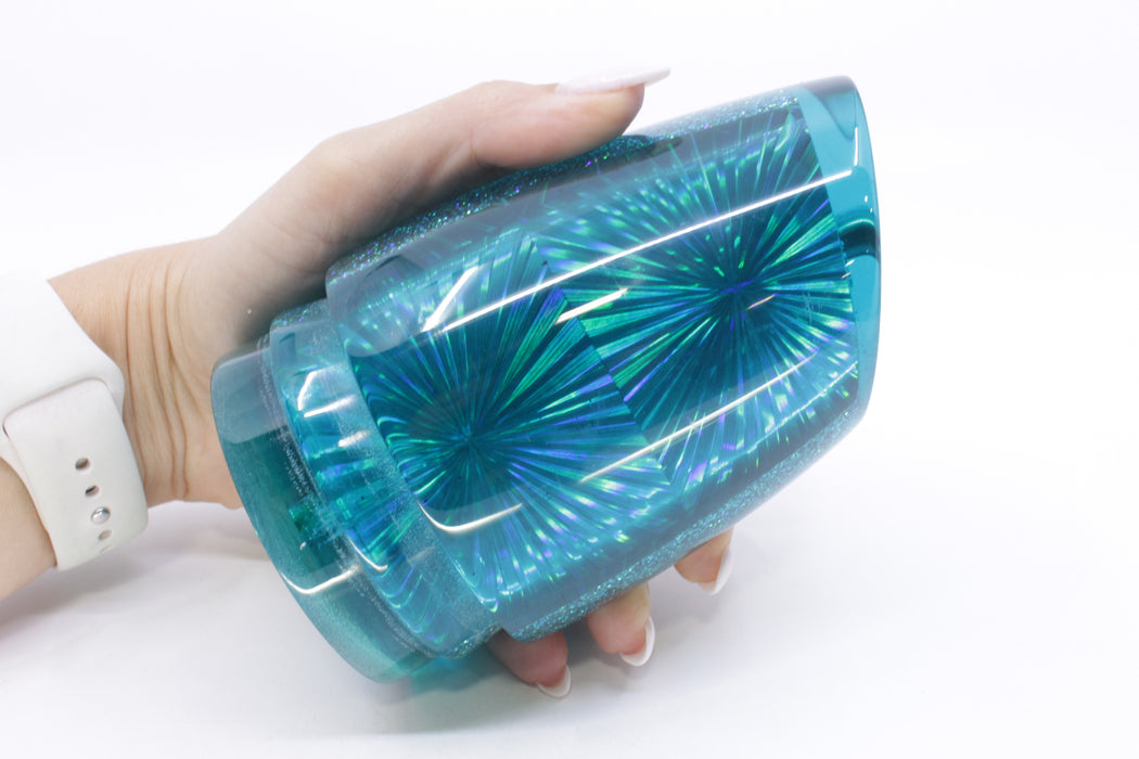 Koya Lures Turquoise Rainbow Starburst XXL Poi Dog Teaser 24oz