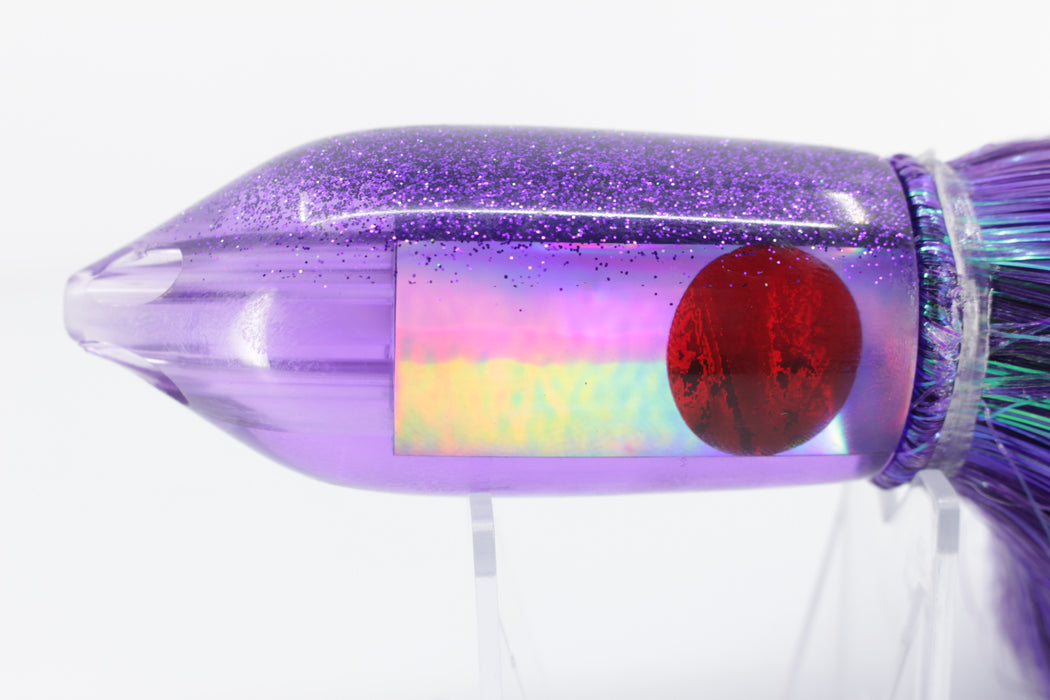 TANTRUM Lures Purple Rainbow Large JetPack Bullet 12" 10.2oz Flashabou Purple-Pink