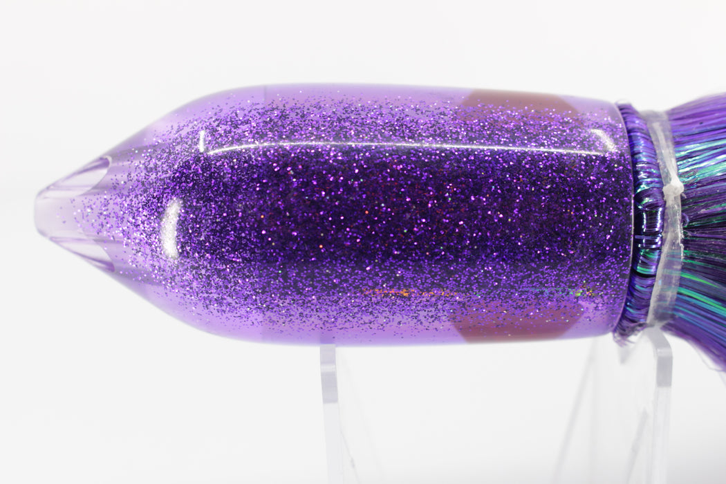 TANTRUM Lures Purple Rainbow Large JetPack Bullet 12" 10.2oz Flashabou Purple-Pink