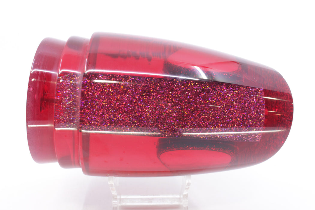 Koya Lures Red Rainbow Starburst Red Eyes XXL Poi Dog Teaser 24oz