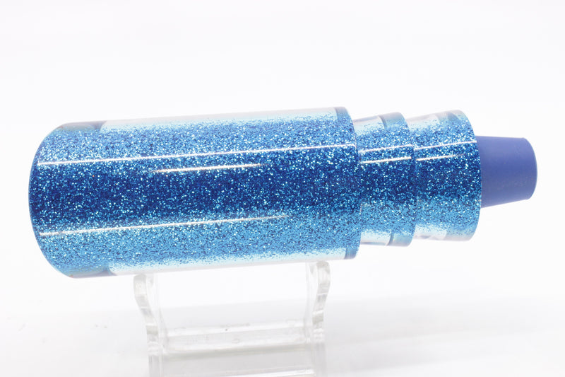 TANTRUM Lures Blue Awabi Blue Glitter Back Black-Red Eyes Large Tube 12" 5.8oz