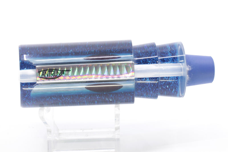 TANTRUM Lures Blue Awabi Blue Glitter Back Black-Red Eyes Large Tube 12" 5.8oz