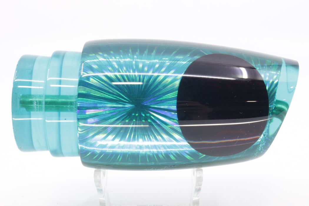 Koya Lures Turquoise Rainbow Starburst Red Eyes Large Poi Dog 16" 12oz EZ-K