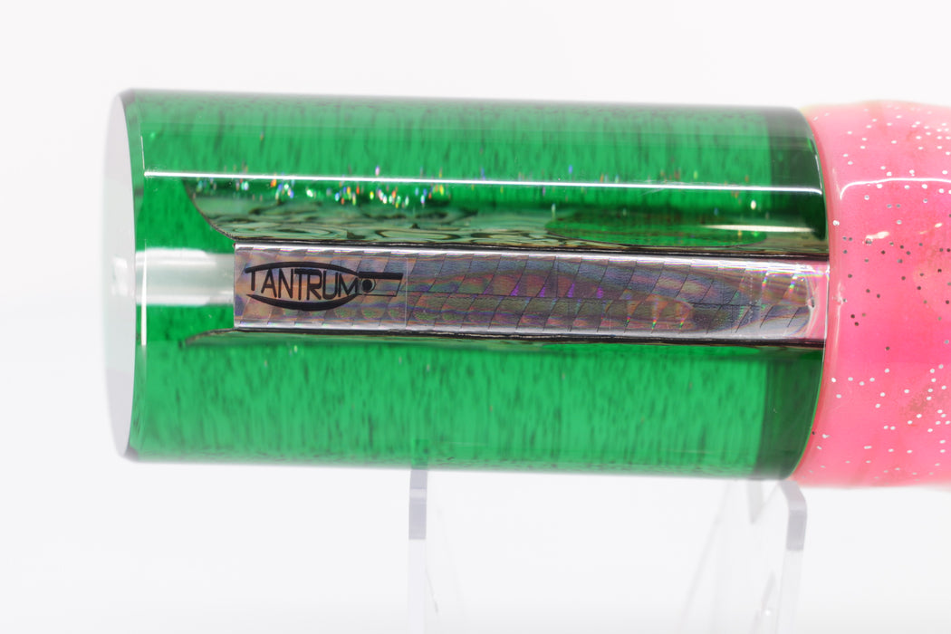 TANTRUM Lures Paua Shell Green Glitter Back XL Tube 14" 14oz Skirted