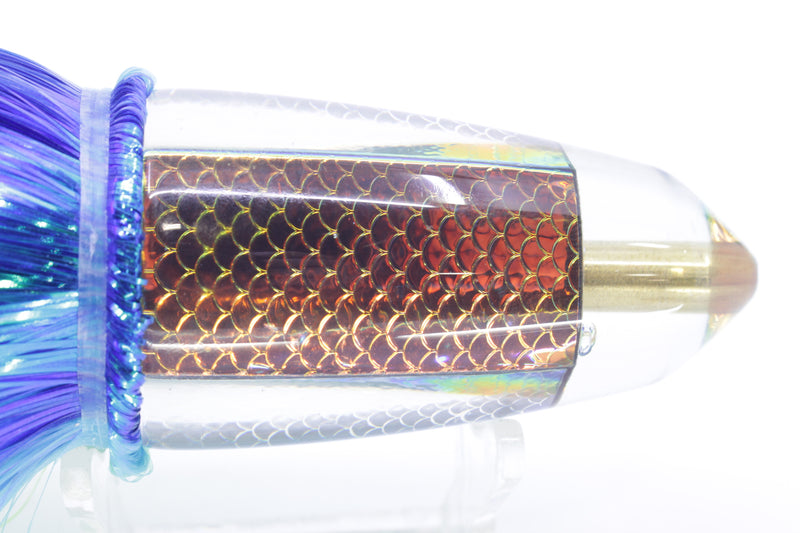 Koya Lures Rainbow Scale Clean Sweep Bullet 12" 13oz EZ Flash Blue-Ice Blue-Green