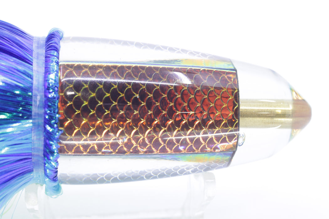 Koya Lures Rainbow Scale Clean Sweep Bullet 12" 13oz EZ Flash Blue-Ice Blue-Green