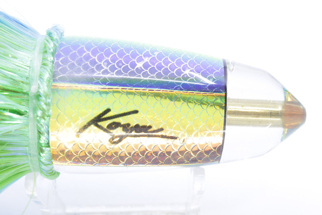 Koya Lures Rainbow Scale Clean Sweep Bullet 12" 13oz EZ Flash Blue-Ice Blue-Green