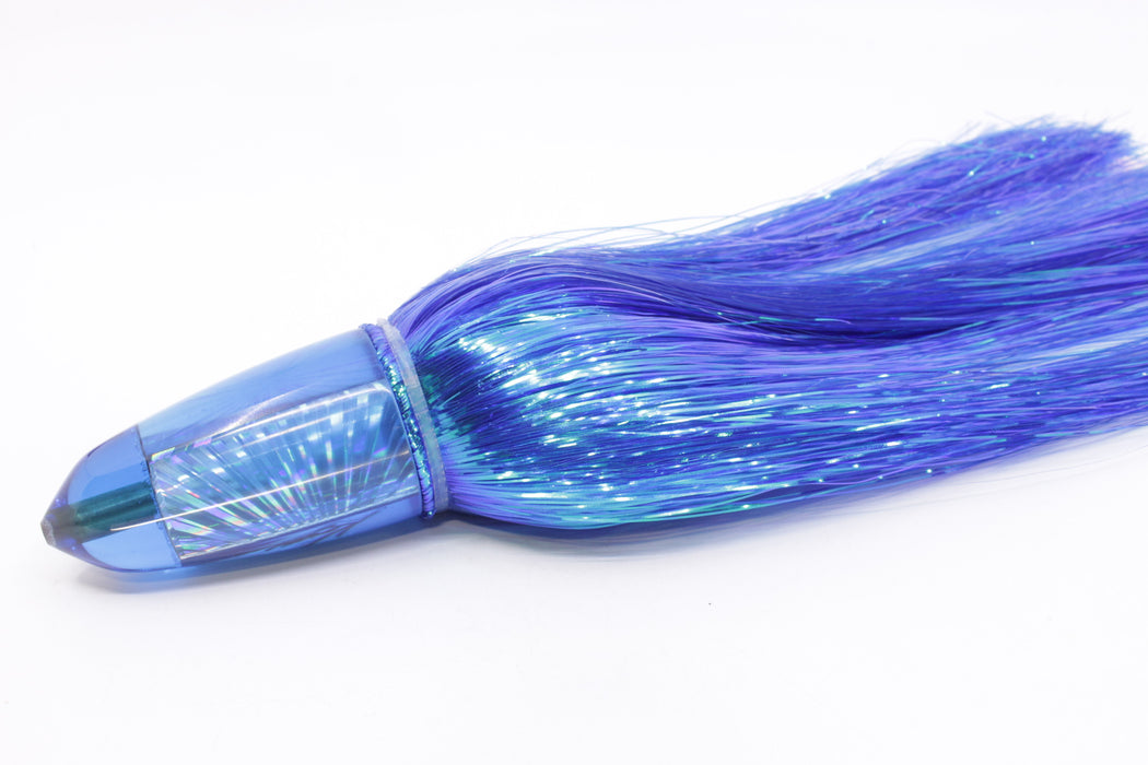 Koya Lures Blue Rainbow Starburst Clean Sweep Bullet 12" 13oz EZ Flash Blue/White