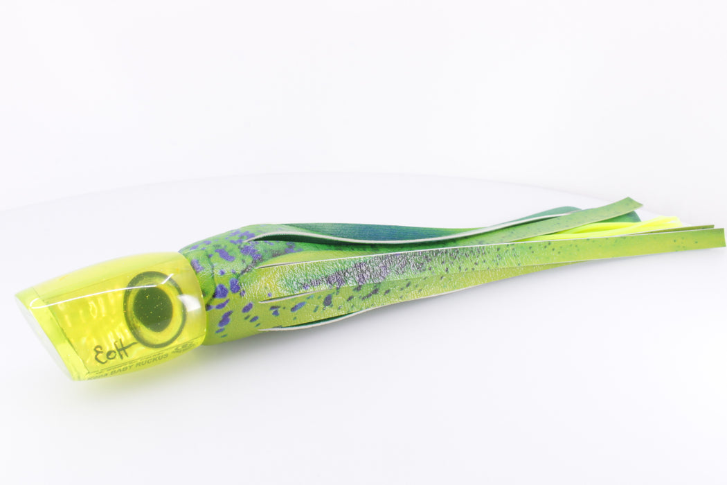 Marlin Magic Chartreuse Awabi Shell Taxi Eyes Baby Ruckus 10" 5.5oz ALV Mahi