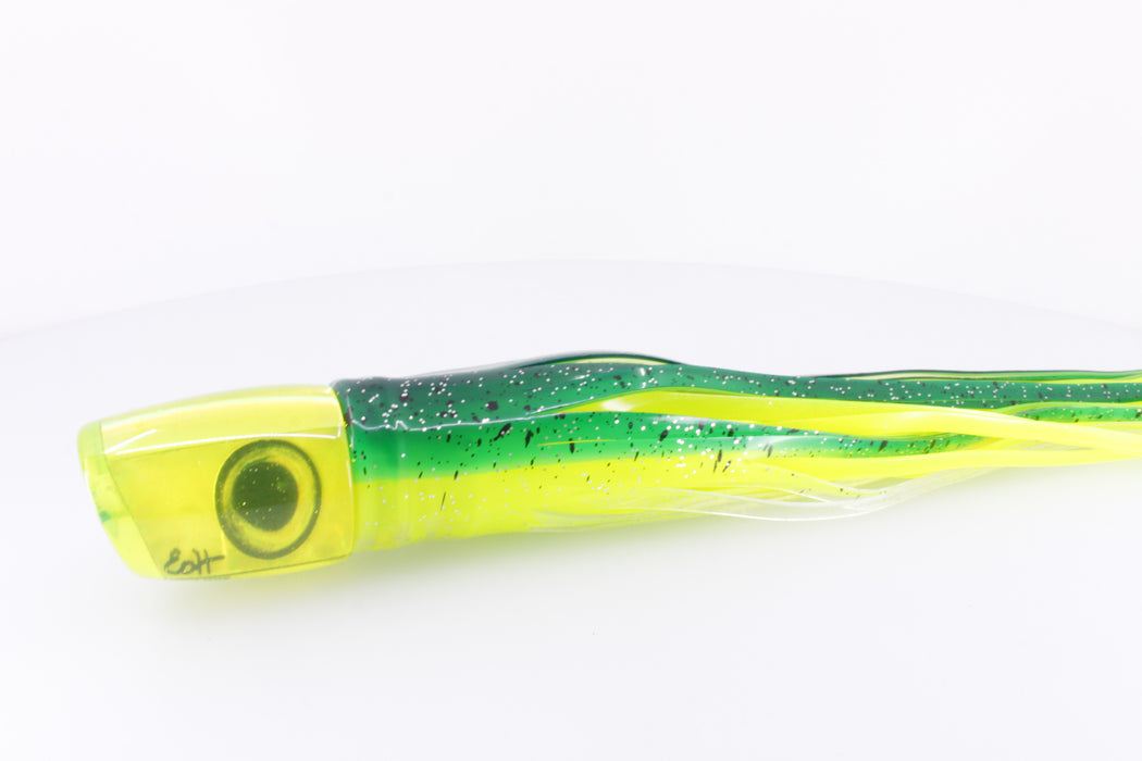 Marlin Magic Chartreuse Awabi Shell Taxi Eyes Baby Ruckus 10" 6.5oz Skirted