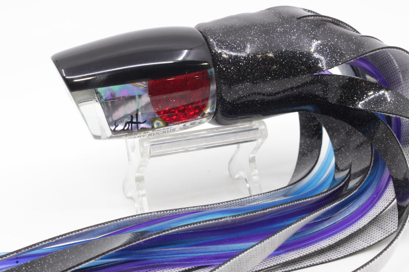 Marlin Magic Blue-Purple Abalone Black Back Red Eyes Baby Ruckus 10" 5.5oz Vinyl
