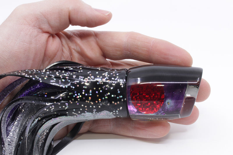 Marlin Magic Purple MOP Black Back Red Eyes Baby Ruckus 10" 6.5oz Skirted Black Aurora