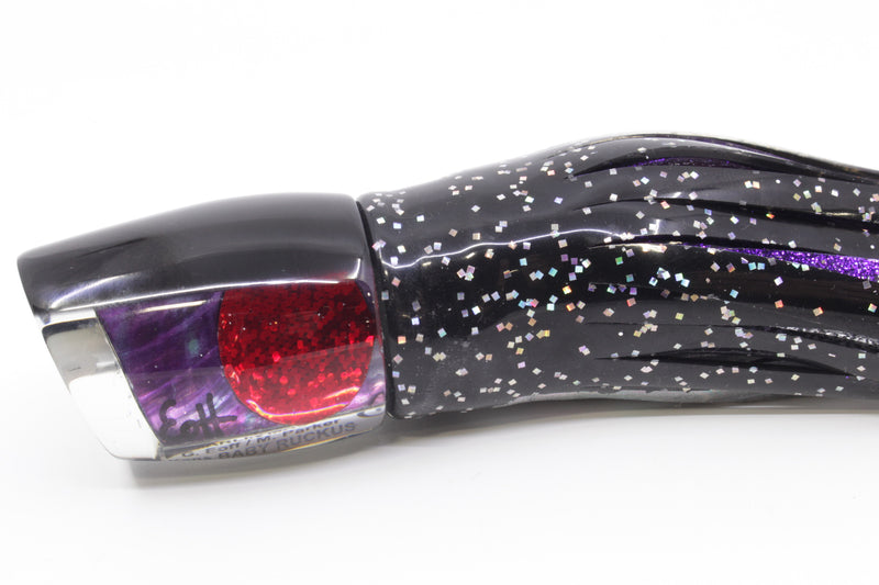 Marlin Magic Purple MOP Black Back Red Eyes Baby Ruckus 10" 6.5oz Skirted Black Aurora