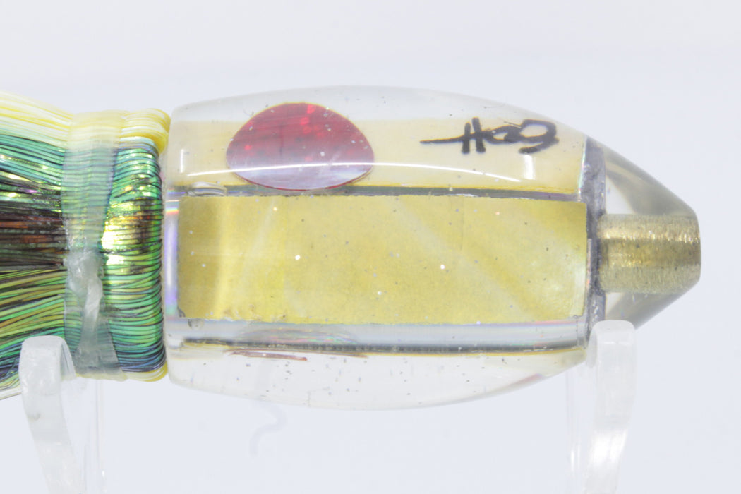 Marlin Magic Lures Golden MOP Teardrop AP Bullet 7" 2.8oz Flashabou