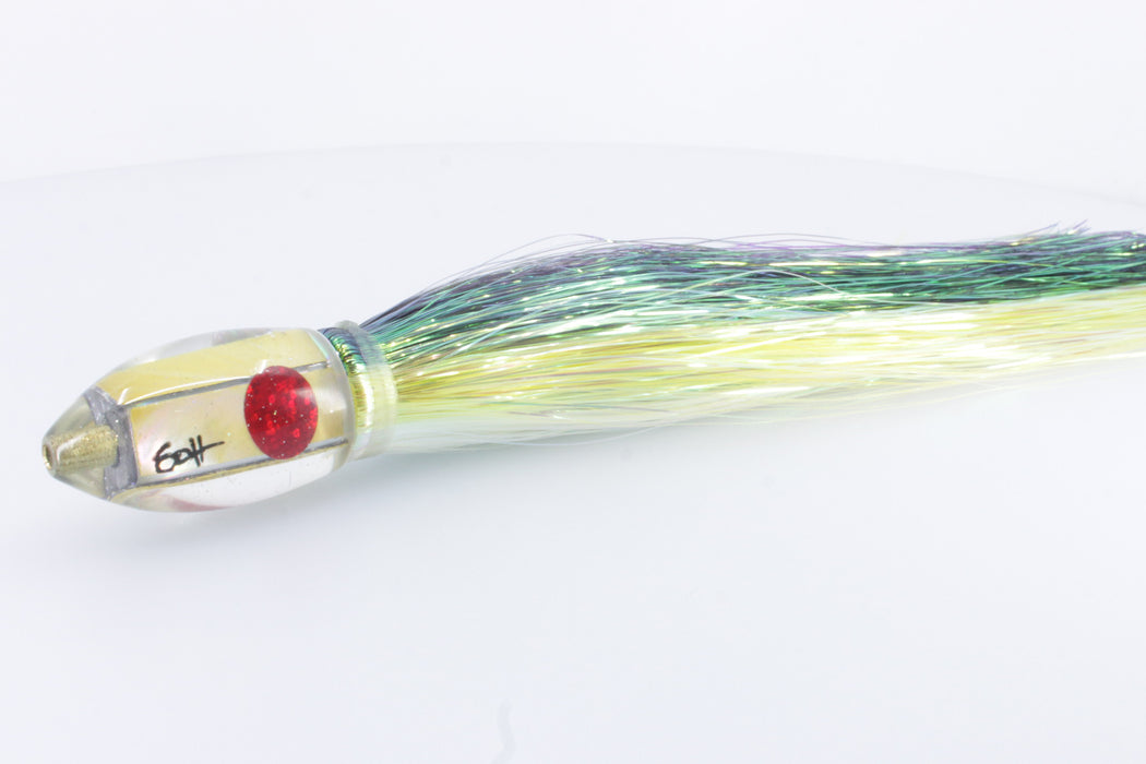 Marlin Magic Lures Golden MOP Teardrop AP Bullet 7" 2.8oz Flashabou