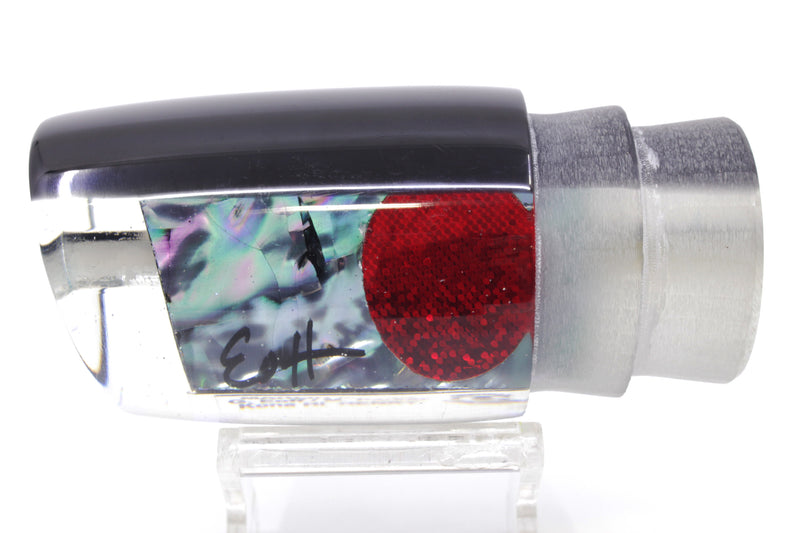 Marlin Magic Lures Blue-Purple Abalone Black Back Red Eyes Henry 12" 8oz