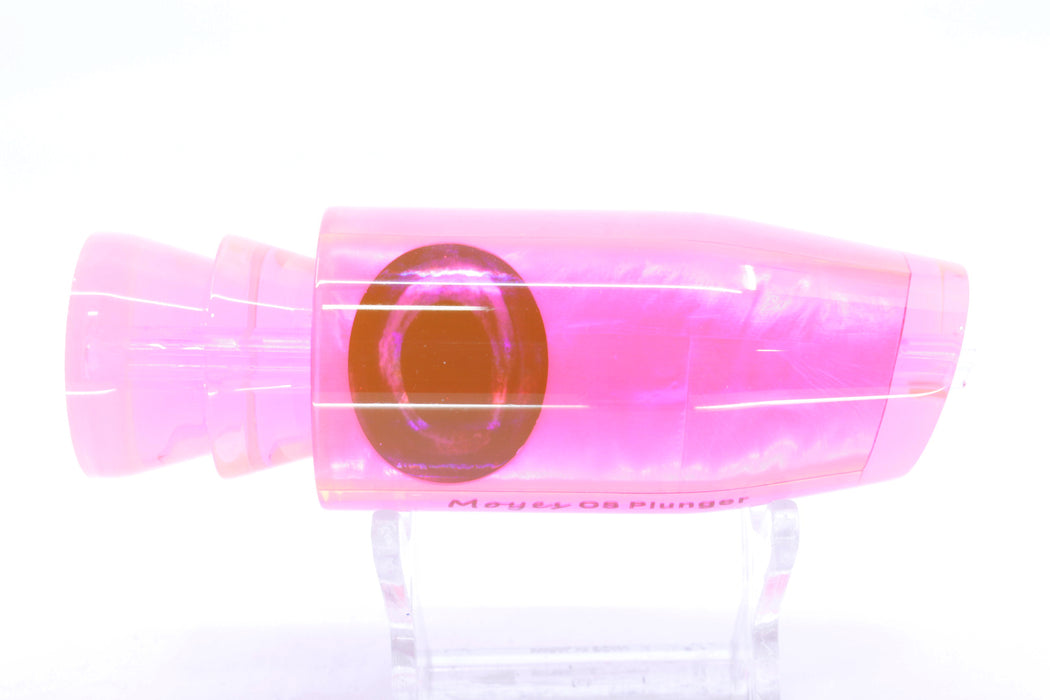 Moyes Lures Fluorescent Pink MOP Taxi Eyes O.S. Plunger 12" 4.2oz