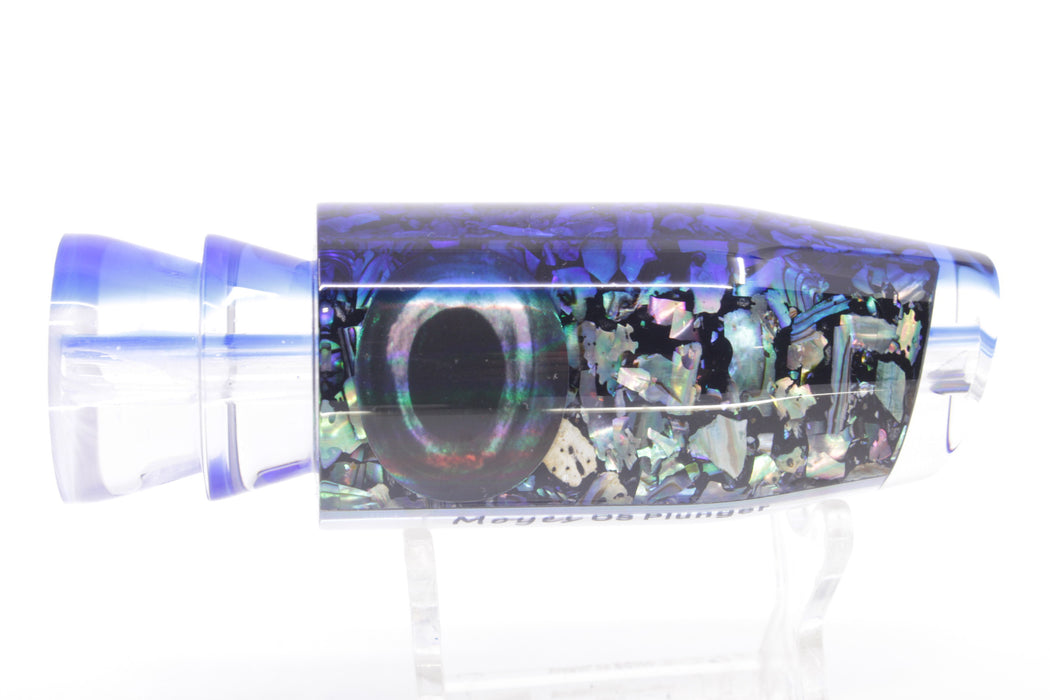 Moyes Lures S&P Blue Back Taxi Eyes O.S. Plunger 12" 4.2oz GZE