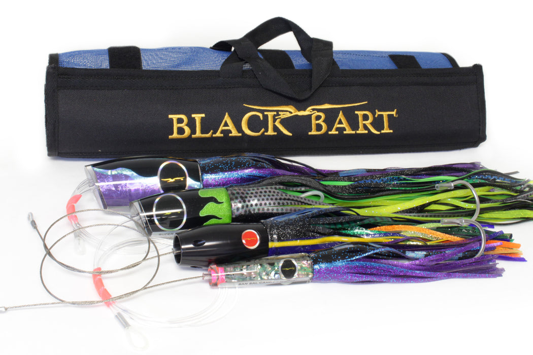 Black Bart Lures Pre-Rigged Trolling Lures 4PK New Pre-Owned