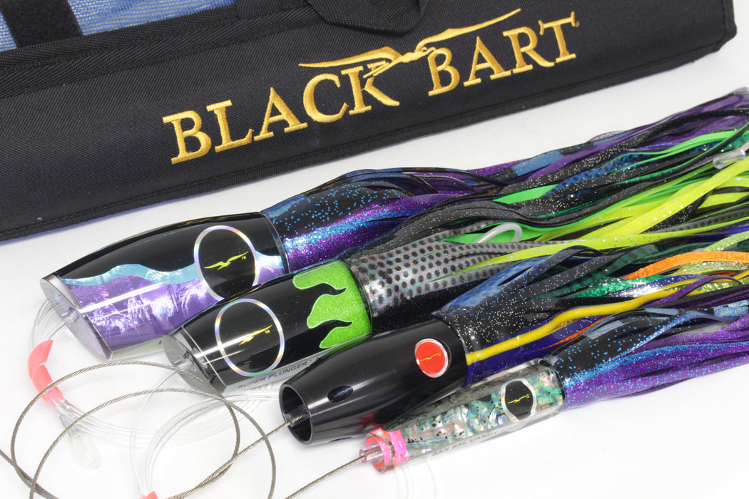 Black Bart Lures Pre-Rigged Trolling Lures 4PK New Pre-Owned