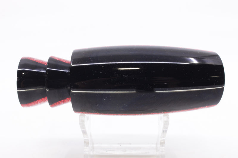 Moyes Lures Rainbow MOP Black-Red Back Taxi Eyes Medium Plunger 12" 5oz