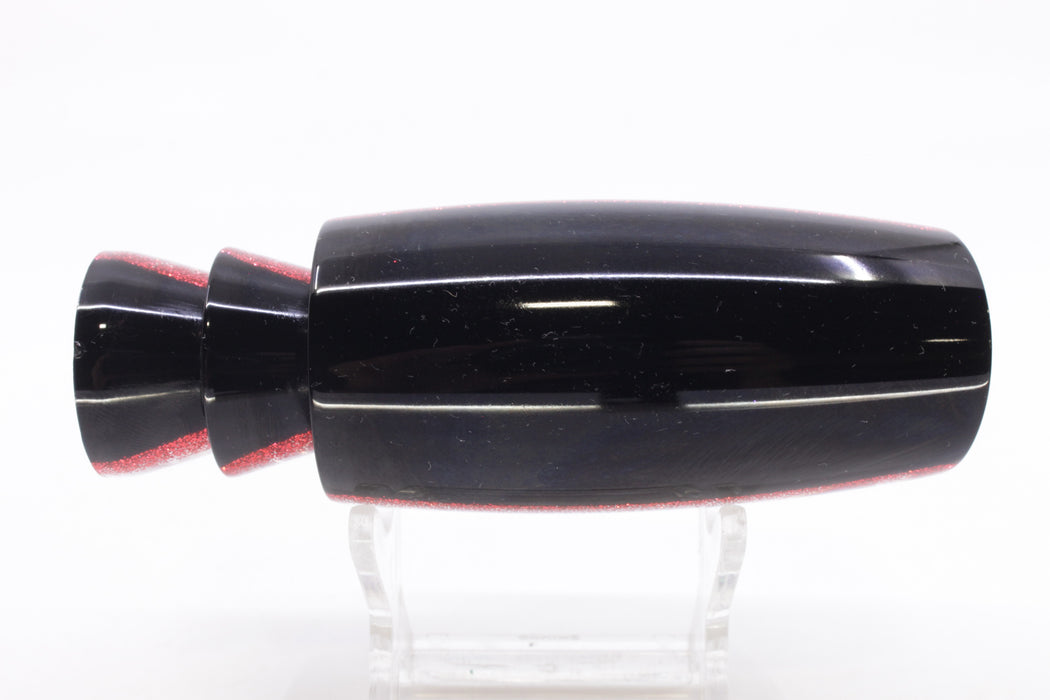 Moyes Lures Rainbow MOP Black-Red Back Taxi Eyes Medium Plunger 12" 5oz