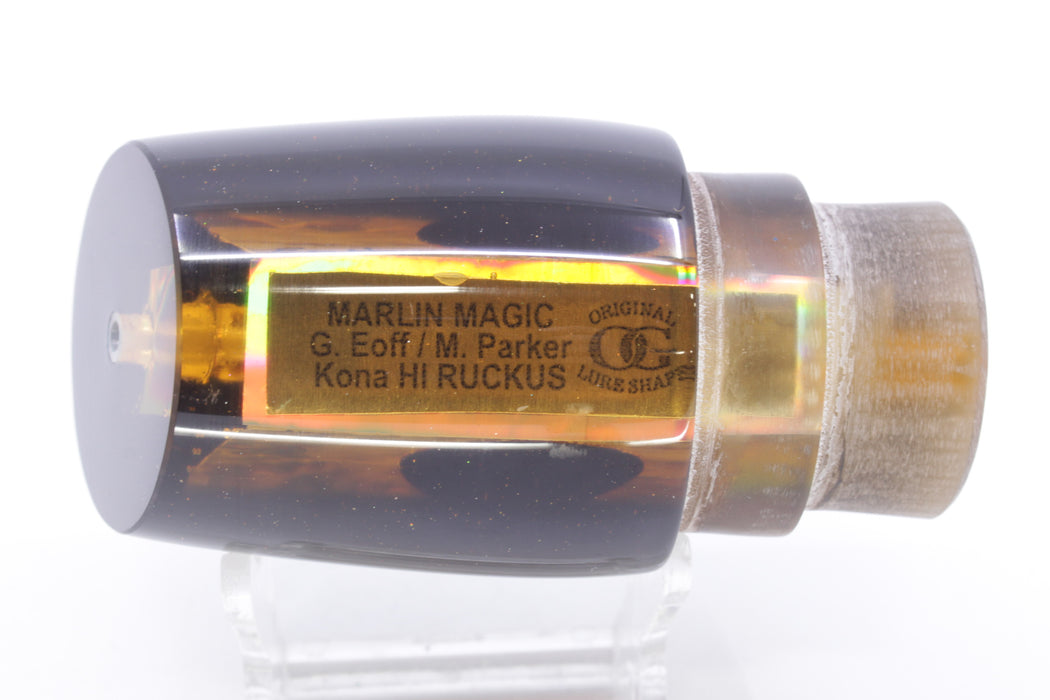 Marlin Magic Petrolero Root Beer Awabi Black Back Red Eyes Ruckus 12" 7.2oz