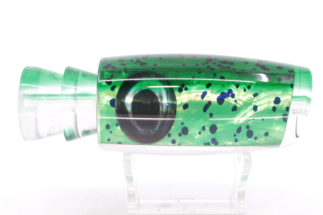 Moyes Lures Mahi MOP Green Back Taxi Eyes Medium Plunger 12" 5oz