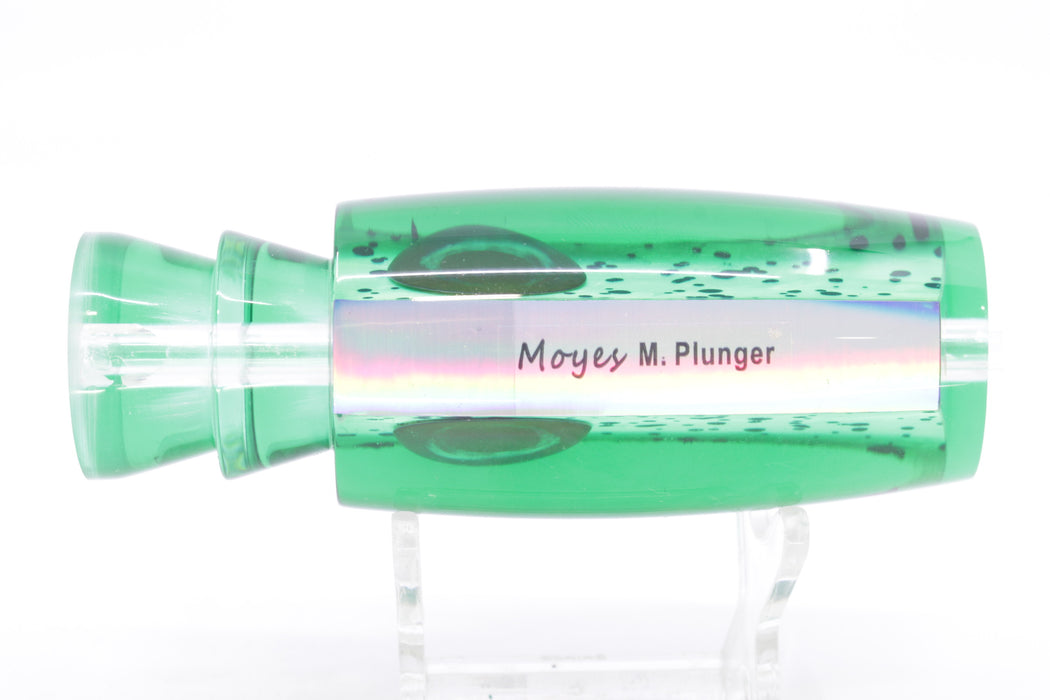 Moyes Lures Mahi MOP Green Back Taxi Eyes Medium Plunger 12" 5oz