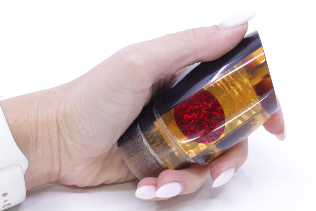 Marlin Magic Petrolero Root Beer Awabi Black Back Red Eyes Ruckus 12" 7.2oz