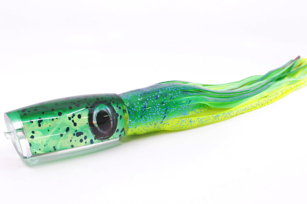 Moyes Lures Mahi MOP Green Back Medium Plunger 12" 7.5oz Skirted Mahi
