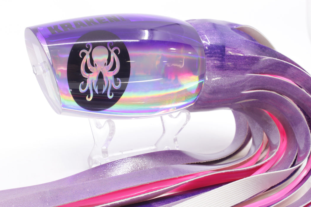 Kraken Fish Co. Silver Rainbow Purple Back Worldcup 14" 11.6oz Fire Tailz Purple Eclipse