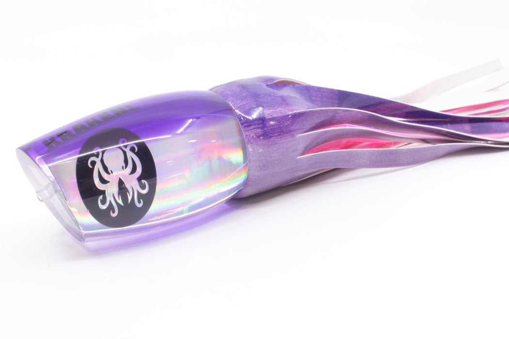 Kraken Fish Co. Silver Rainbow Purple Back Worldcup 14" 11.6oz Fire Tailz Purple Eclipse