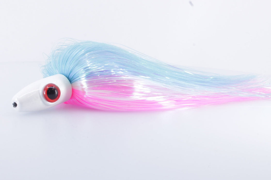 Magictail Outfitters Hoomagic Ballyhoo Lures Custom Ice Blue-White-Pink