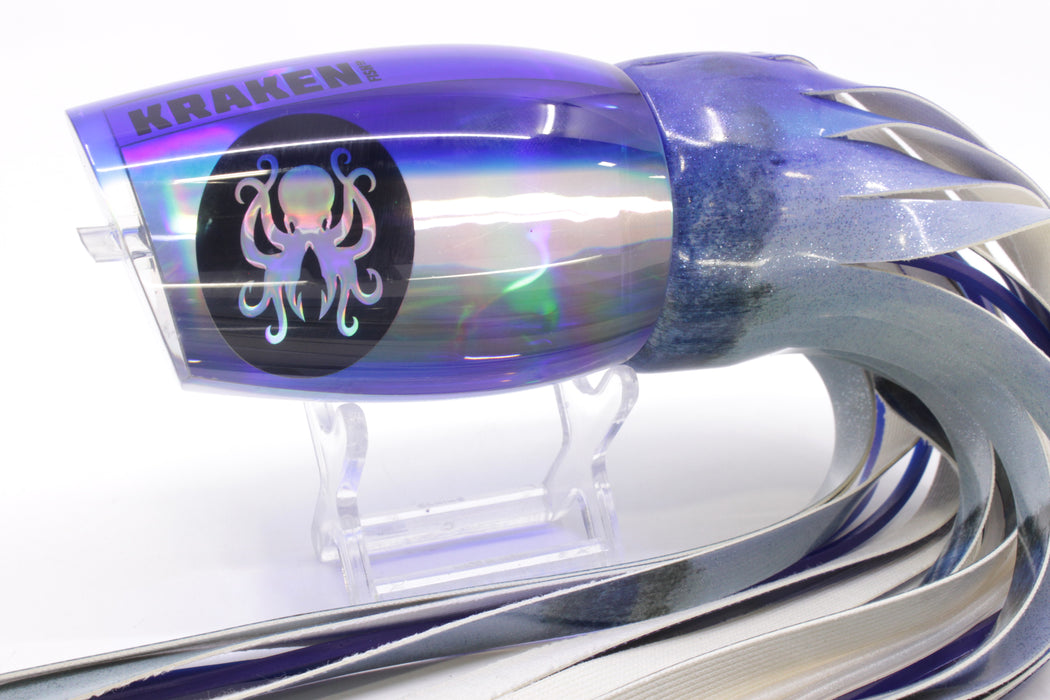 Kraken Fish Co. Silver Rainbow Blue Back Worldcup 14" 11.6oz Fire Tailz Aku Revisited