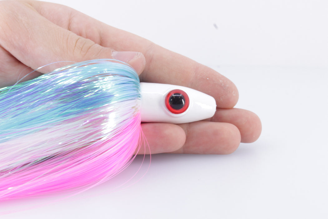 Magictail Outfitters Hoomagic Ballyhoo Lures Custom Ice Blue-White-Pink