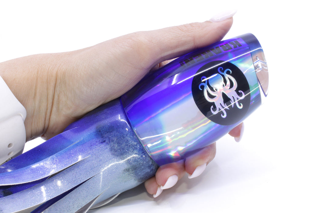 Kraken Fish Co. Silver Rainbow Blue Back Worldcup 14" 11.6oz Fire Tailz Aku Revisited