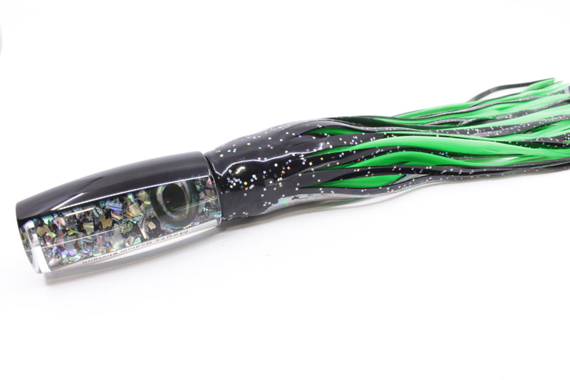 Moyes Lures S&P Black Back Medium Shotgun 10" 6.2oz Skirted Black/Green