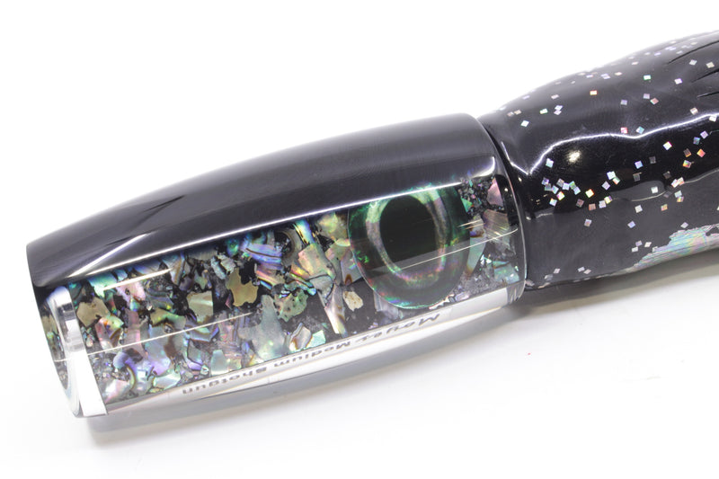 Moyes Lures S&P Black Back Medium Shotgun 10" 6.2oz Skirted Black/Green