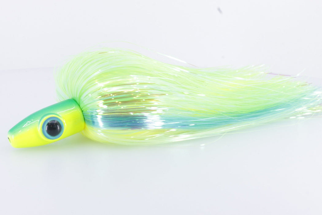 Magictail Outfitters Hoomagic Ballyhoo Lures Custom Green-Ice Blue-Chartreuse