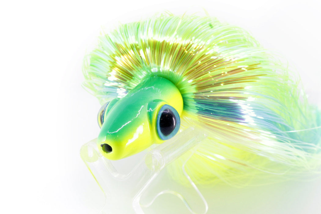 Magictail Outfitters Hoomagic Ballyhoo Lures Custom Green-Ice Blue-Chartreuse